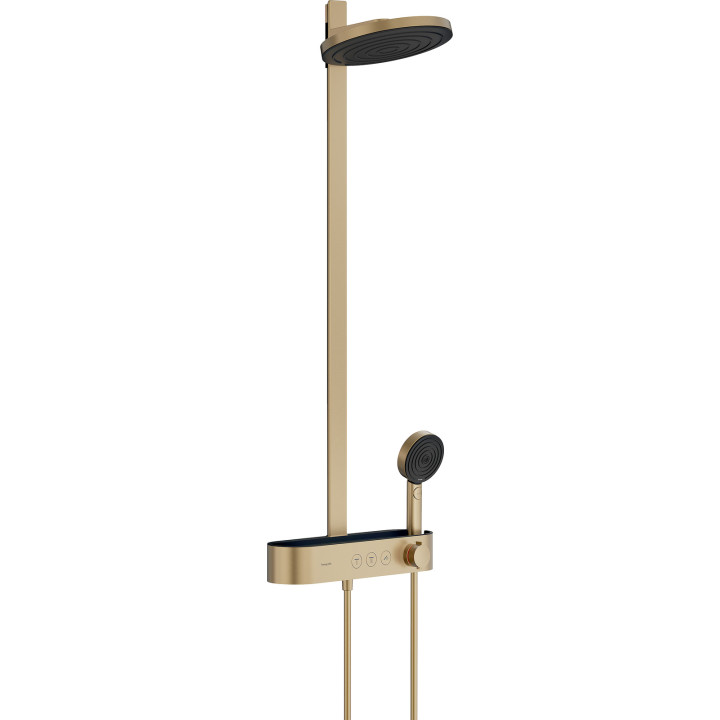 HG Pulsify S Komplet prysznicowy 260 2jet EcoSmart z termostatem ShowerTablet Select 400, Brąz Szczotkowany
