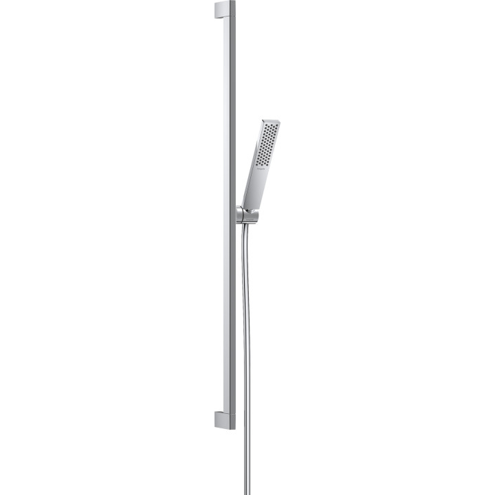 HG Pulsify E Zestaw prysznicowy 100 1jet EcoSmart+ z drążkiem 90 cm, Chrom