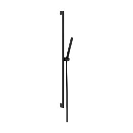HG Pulsify S Zestaw prysznicowy 100 1jet EcoSmart z drążkiem 90 cm, Czarny Matowy
