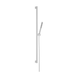 HG Pulsify S Zestaw prysznicowy 100 1jet EcoSmart+ z drążkiem 90 cm, Biały Matowy