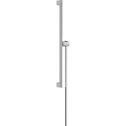 HG Unica Drążek prysznicowy S Puro 65 cm z suwakiem EasySlide i wężem prysznicowym Isiflex 160cm, Chrom