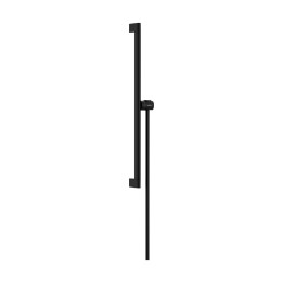 HG Unica Drążek prysznicowy S Puro 65 cm z suwakiem EasySlide i wężem prysznicowym Isiflex 160cm, Czarny Matowy