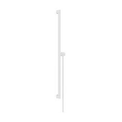 HG Unica Drążek prysznicowy E Puro 90 cm z suwakiem EasySlide i wężem prysznicowym Isiflex 160cm, Biały Matowy