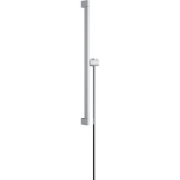 HG Unica Drążek prysznicowy E Puro 65 cm z suwakiem EasySlide i wężem prysznicowym Isiflex 160cm, Chrom