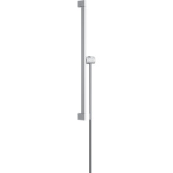 HG Unica Drążek prysznicowy E Puro 65 cm z suwakiem EasySlide i wężem prysznicowym Isiflex 160cm, Chrom