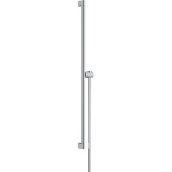 Hansgrohe Unica Drążek prysznicowy S Puro 90 cm z suwakiem EasySlide i wężem prysznicowym Isiflex 160cm, Chrom
