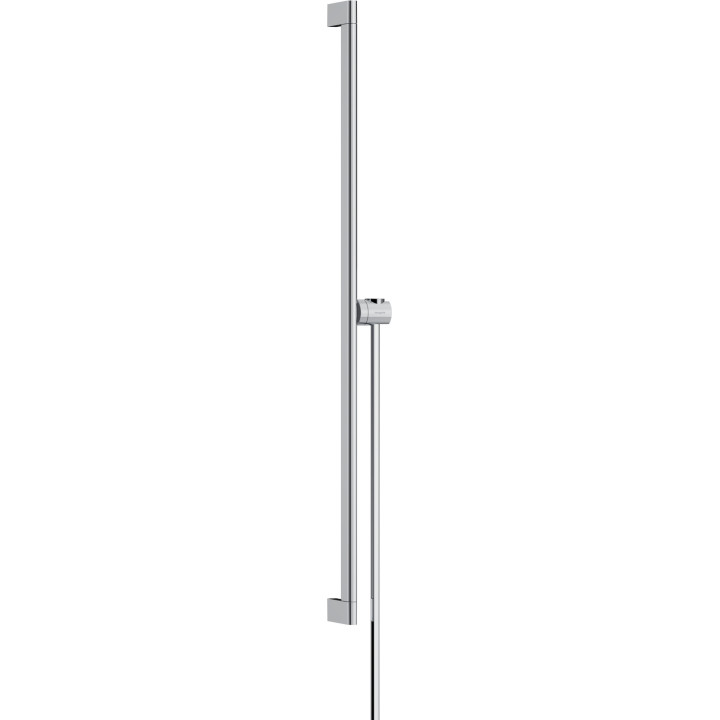 HG Unica Drążek prysznicowy S Puro 90 cm z suwakiem EasySlide i wężem prysznicowym Isiflex 160cm, Chrom