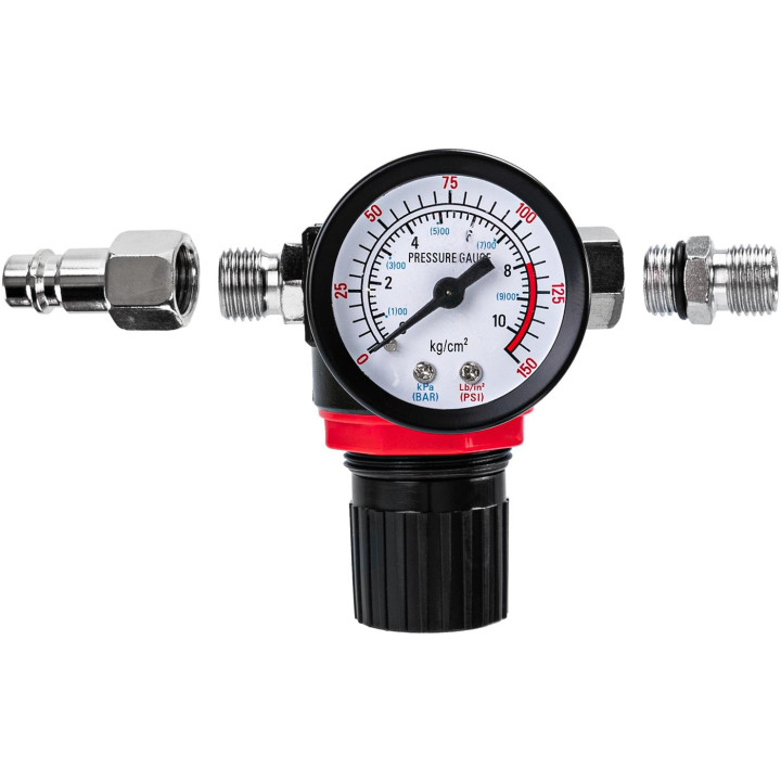 Reduktor ciśnienia powietrza 1/4'' z manometrem 1-10 bar CE