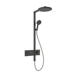 HG Raindance Alive S Komplet prysznicowy 300 1jet z termostatem ShowerSelect Comfort, Czarny Chrom Szczotkowany