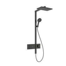 HG Raindance Alive Q Komplet prysznicowy 210/340 2jet z termostatem ShowerSelect Comfort, Czarny Chrom Szczotkowany