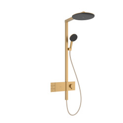 HG Raindance Alive S Komplet prysznicowy 300 2jet z termostatem ShowerSelect Comfort, Brąz Szczotkowany