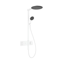 HG Raindance Alive S Komplet prysznicowy 300 2jet EcoSmart z termostatem ShowerSelect Comfort, Biały Matowy