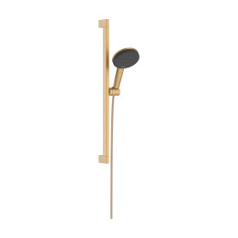 HG Raindance Alive Select S Zestaw prysznicowy 125 3jet EcoSmart z drążkiem Unica E Puro 65 cm EasySlide, Brąz Szczotkowany
