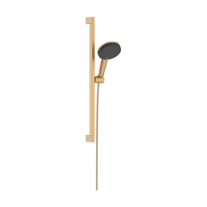 HG Raindance Alive Select S Zestaw prysznicowy 125 3jet EcoSmart z drążkiem Unica E Puro 65 cm EasySlide, Brąz Szczotkowany