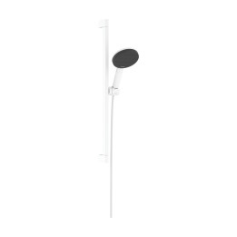 HG Raindance Alive Select S Zestaw prysznicowy 125 3jet EcoSmart z drążkiem Unica E Puro 65 cm EasySlide, Biały Matowy