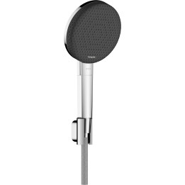 HG Raindance Alive Select S Punktowy zestaw prysznicowy 125 3jet EcoSmart z tekstylnym wężem Designflex 160 cm, Chrom
