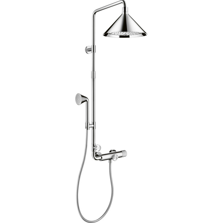 AX Showers/Front Komplet prysznicowy 240 2jet z termostatem, Chrom