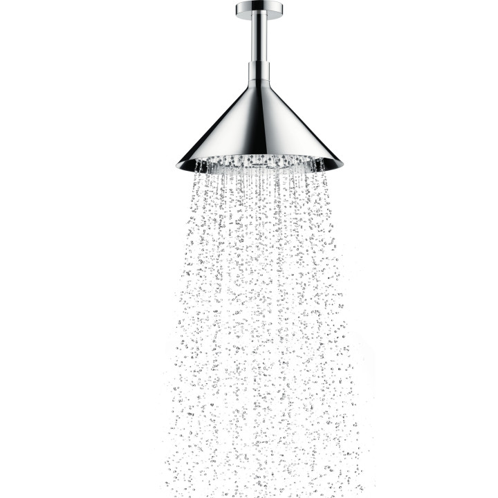 AX Showers/Front Głowica prysznicowa 240 2jet z przyłączem sufitowym, Chrom