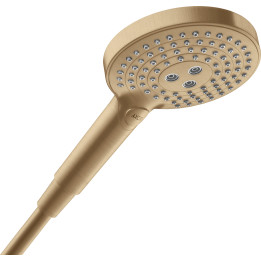 AX ShowerSolutions Główka prysznicowa 120 3jet, Brąz Szczotkowany