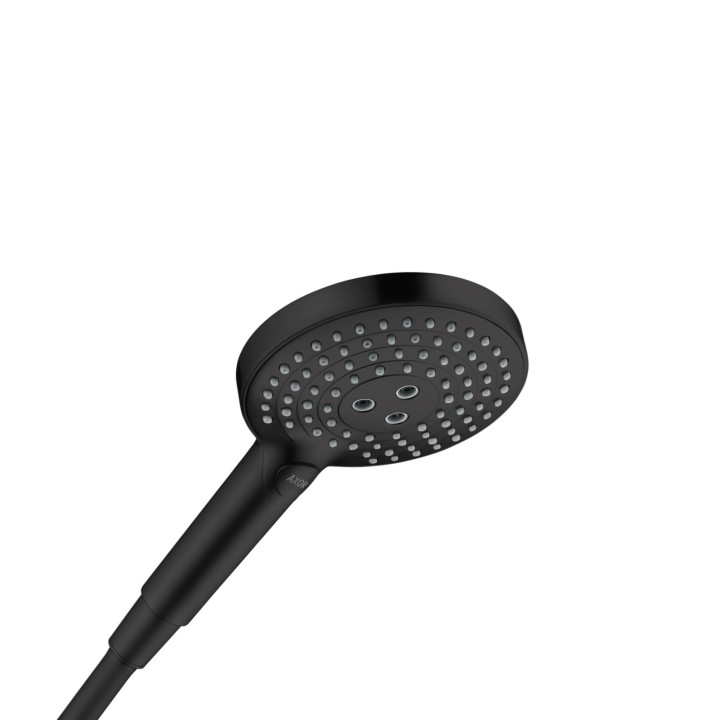 AX ShowerSolutions Główka prysznicowa 120 3jet, Czarny Matowy