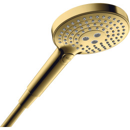 AX ShowerSolutions Główka prysznicowa 120 3jet, Złoty Optyczny Polerowany