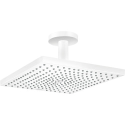 Hansgrohe Raindance E Głowica prysznicowa 300 1jet z przyłączem sufitowym, Biały Matowy