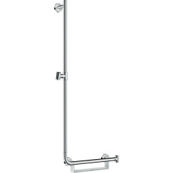 HG Unica Drążek prysznicowy Comfort 110 cm, lewy, Biały/Chrom