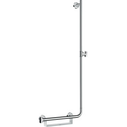 HG Unica Drążek prysznicowy Comfort 110 cm, prawy, Biały/Chrom