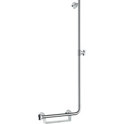 HG Unica Drążek prysznicowy Comfort 110 cm, prawy, Biały/Chrom