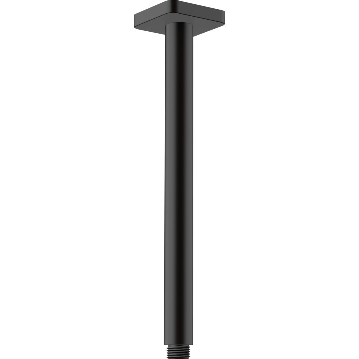 HG Vernis Shape Przyłącze sufitowe 30 cm, Czarny Matowy
