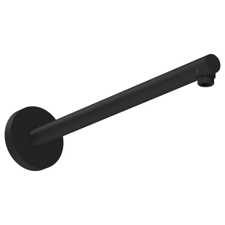 AX ShowerSolutions Ramię prysznicowe 390 mm, Czarny Matowy