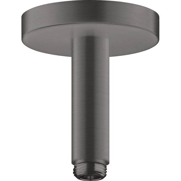 AX ShowerSolutions Przyłącze sufitowe 100 mm, Czarny Chrom Szczotkowany