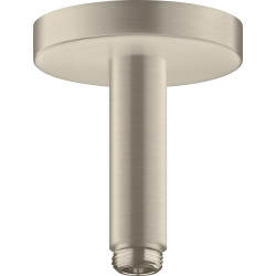 AX ShowerSolutions Przyłącze sufitowe 100 mm, Nikiel Szczotkowany