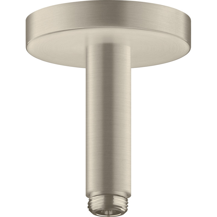 AX ShowerSolutions Przyłącze sufitowe 100 mm, Nikiel Szczotkowany