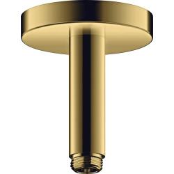 Axor ShowerSolutions Przyłącze sufitowe 100 mm, Złoty Optyczny Polerowany