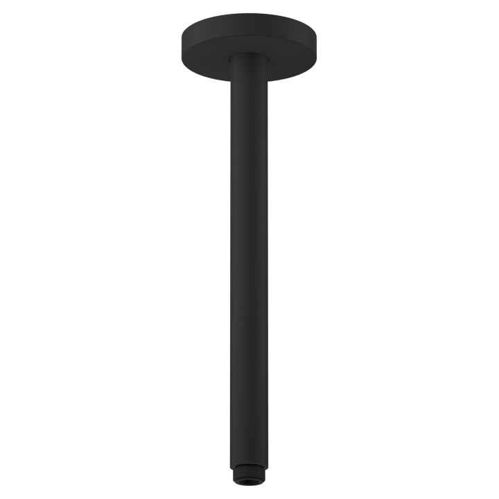 AX ShowerSolutions Przyłącze sufitowe 300 mm, Czarny Matowy