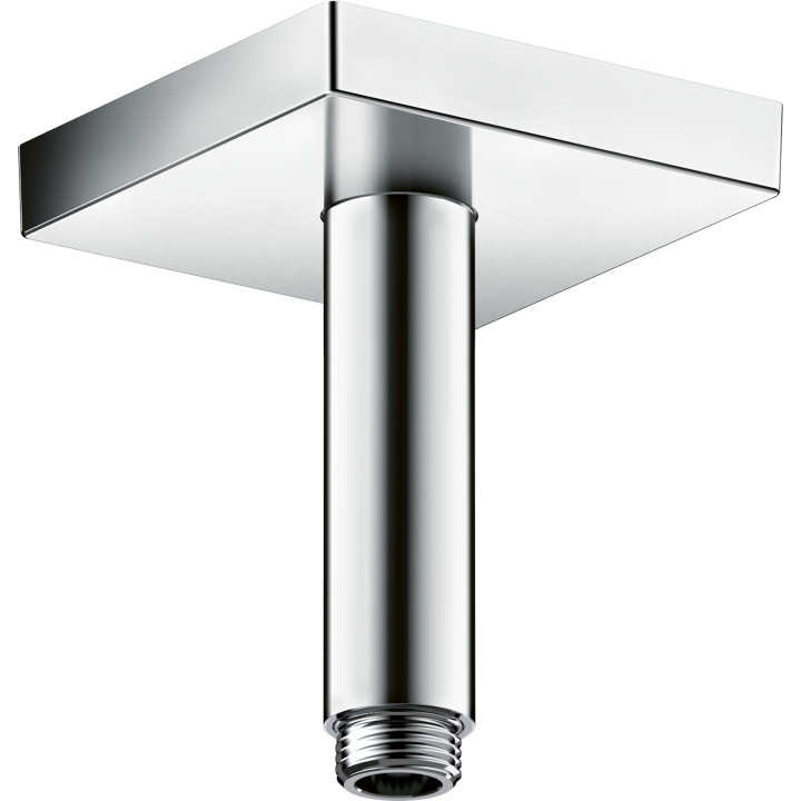 AX ShowerSolutions Przyłącze sufitowe 100 mm, kwadratowe, Chrom