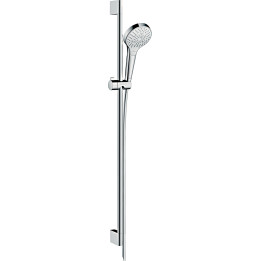 HG Croma Select S Zestaw prysznicowy 110 Multi EcoSmart 9 l/min z drążkiem 90 cm, Biały/Chrom