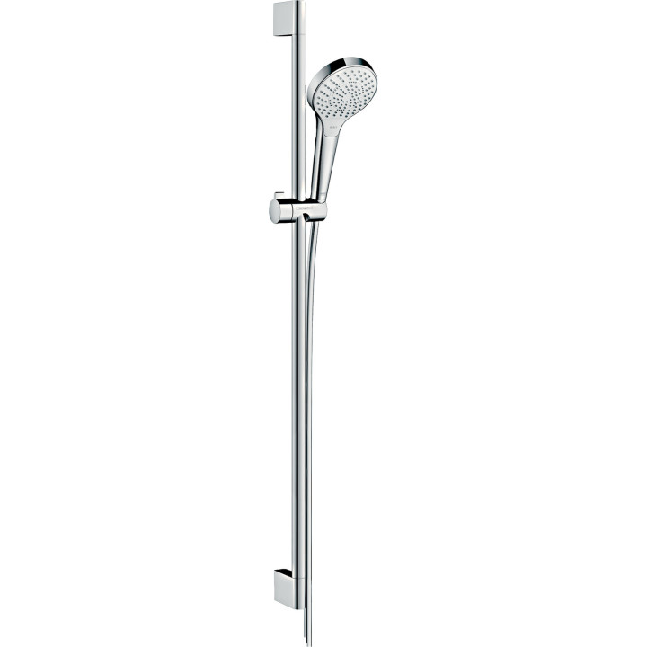 HG Croma Select S Zestaw prysznicowy 110 Multi EcoSmart 9 l/min z drążkiem 90 cm, Biały/Chrom