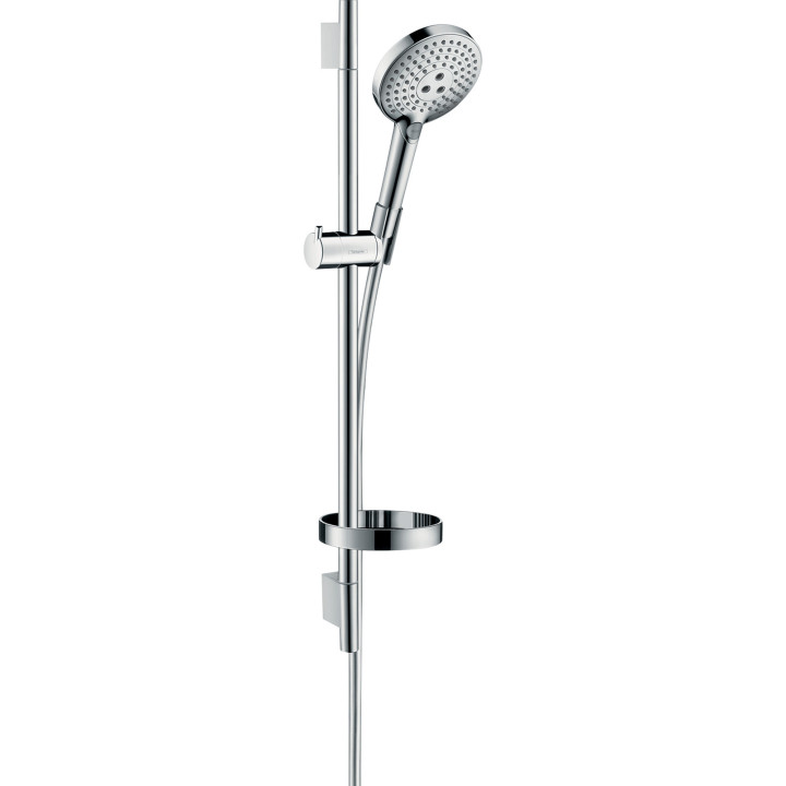 HG Raindance Select S Zestaw prysznicowy 120 3jet EcoSmart z drążkiem 65 cm i mydelniczką, Chrom