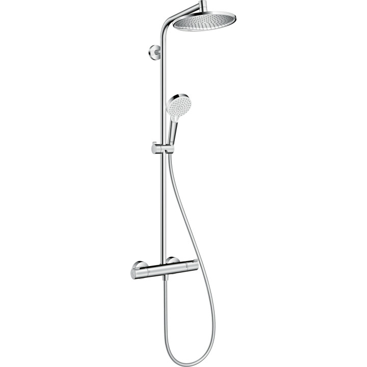 HG Crometta S Komplet prysznicowy 240 1jet EcoSmart z termostatem, Chrom