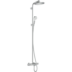 HG Crometta S Komplet prysznicowy 240 1jet z termostatem, wannowy, Chrom