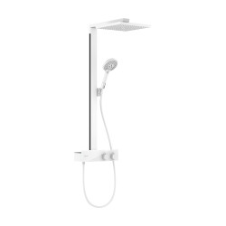 Hansgrohe Raindance E Komplet prysznicowy 300 1jet EcoSmart z termostatem ShowerTablet 350, Biały Matowy