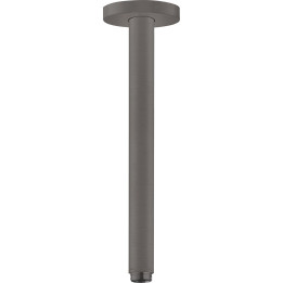 HG Przyłącze sufitowe S 30 cm, Czarny Chrom Szczotkowany