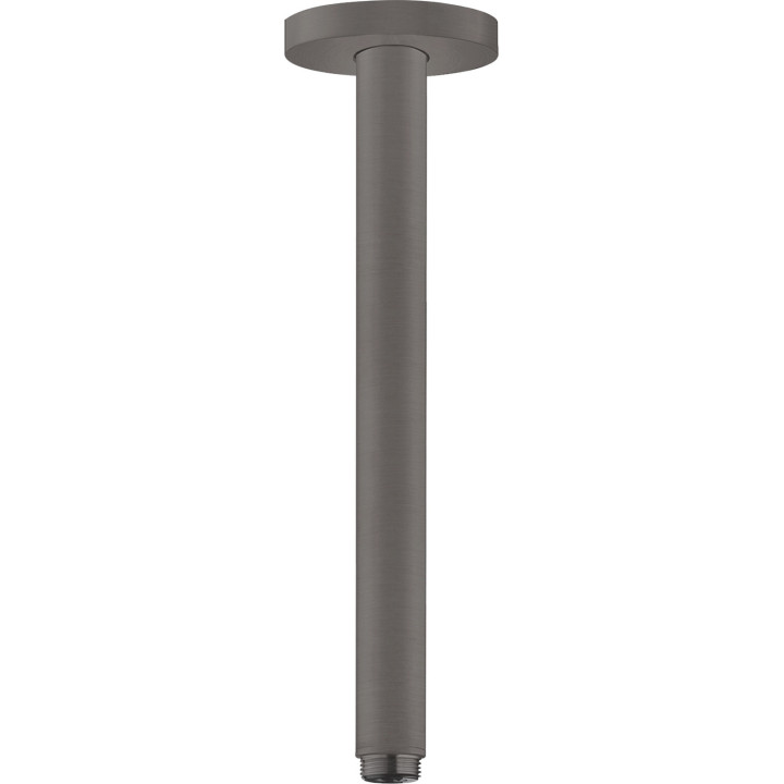 HG Przyłącze sufitowe S 30 cm, Czarny Chrom Szczotkowany