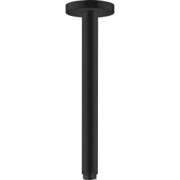 HG Przyłącze sufitowe S 30 cm, Czarny Matowy