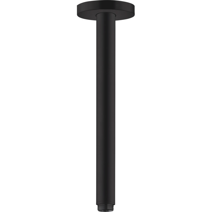 HG Przyłącze sufitowe S 30 cm, Czarny Matowy