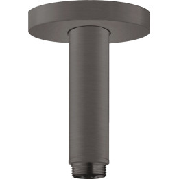 HG Przyłącze sufitowe S 10 cm, Czarny Chrom Szczotkowany