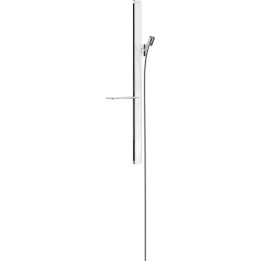 HG Unica Drążek prysznicowy E 90 cm z wężem Isiflex 160 cm, Biały/Chrom