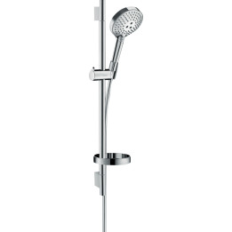 HG Raindance Select S Zestaw prysznicowy 120 3jet PowderRain z drążkiem 65 cm i mydelniczką, Chrom
